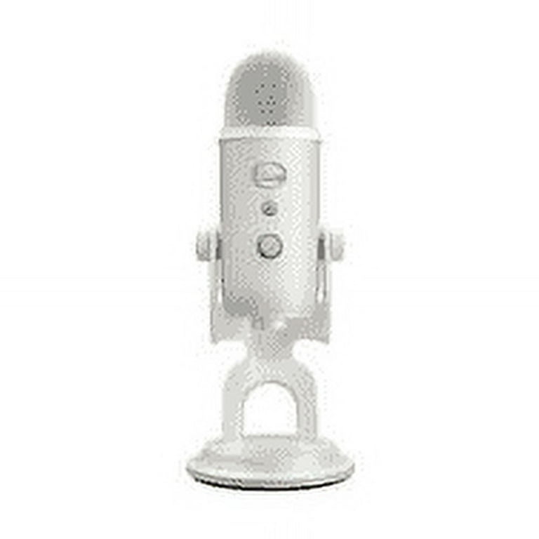 Blue Microphones Yeti USB Microphone (White Mist) with Monitor