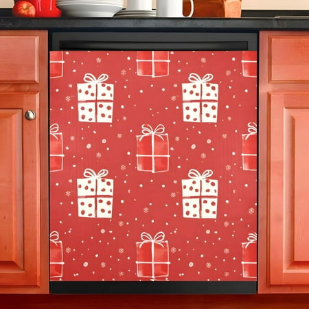 

Ryvnso Christmas Gift Dishwasher Magnetic Refrigerator Magnet Cover Kitchen Home Decorative 23 x26