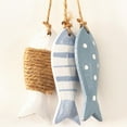 thumbnail image 3 of Wooden 3 Fishes design the - Nautical Theme Wall Mounted Plaque For 02, 3 of 8