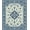 Ivory, Pattern 2, variant on ODIKA 4'x6' Machine Washable Non-Slip Area Rug, Urbane Oasis Medallion Bloom Design High Traffic Rug, Ivory, 49229