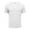 White, variant on cfhntfmh Men's Ribbed Knit T-Shirts Stretch Short Sleeve Muscle Shirts Lightweight Scoop Neck Tees Workout Tshirts