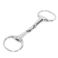 thumbnail image 1 of Anillo de Mordaza de Caballos, Snaffle de Enlace Ovalado A Prueba de Óxido Resistente A la Corrosión Portátil para Abrenar, 1 of 7
