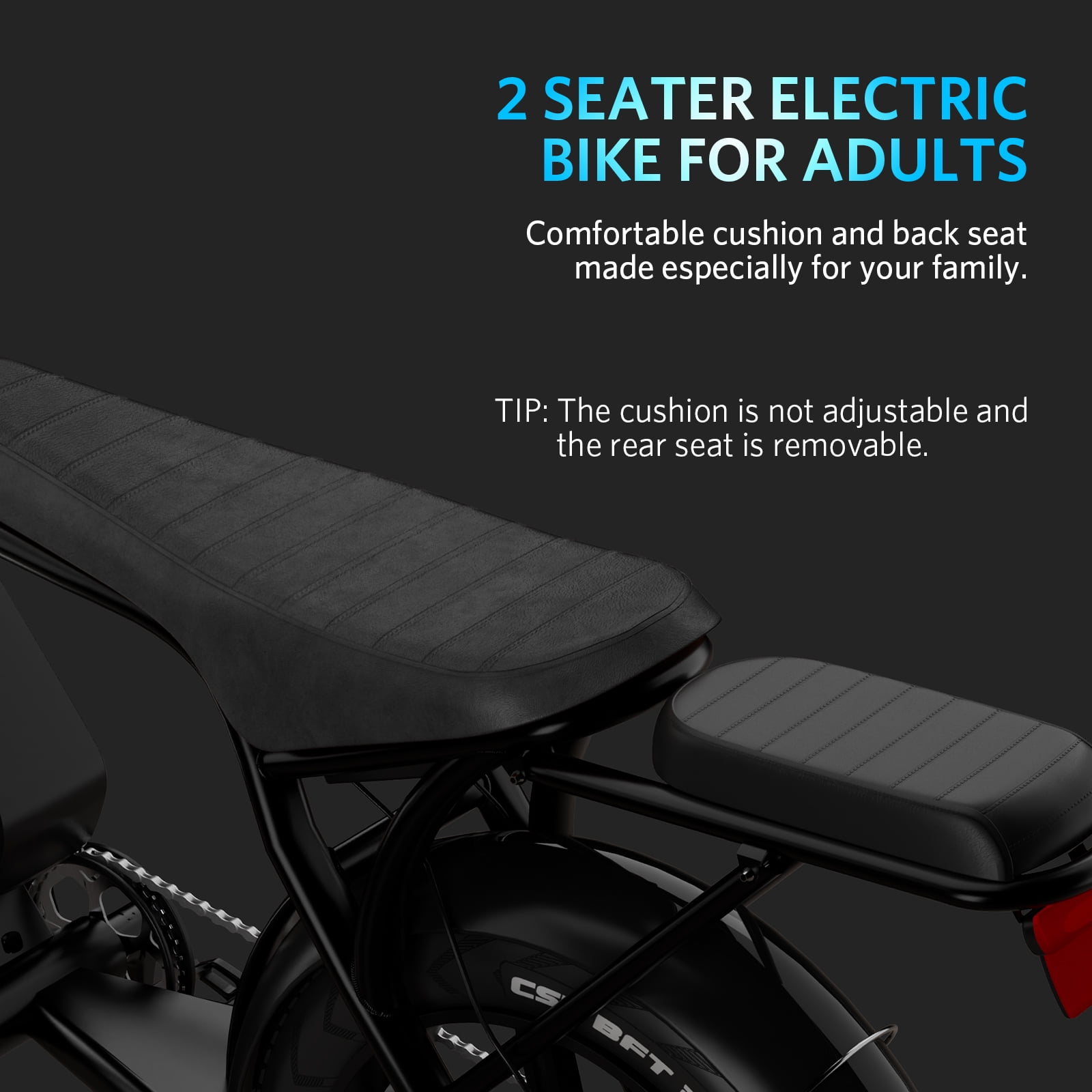 OUXI Electric Bike Adults, 20" x 4.0 Fat Tire Ebike with 48V 15Ah Battery, Peak 1000W Electric Bicycles, 31MPH Electric Mountain Bike, Shi-mano 7 Speed, Ebike for Adults UL2849