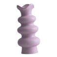 thumbnail image 4 of Jarrón de cerámica Jarrón moderno para flores Elegante arreglo floral Jarrón decorativo Violeta 21cm, 4 of 9