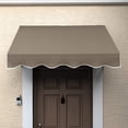 thumbnail image 3 of Awntech 4.38 Ft San Francisco Closed-Sided Fixed Awning Canopy (52.5in x 16in x 30in), Taupe, 3 of 3