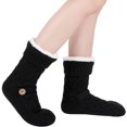 thumbnail image 2 of Winter Womens Warm Fluffy Slipper Socks, Soft Cozy Fuzzy Christmas Sock with Non-Slip Grippers for ladies Gifts, 2 of 7