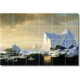 thumbnail image 1 of Ceramic Tile Mural-William Bradford Waterfront Painting 398. 36" w x 24" h using (24) 6 x 6 ceramic tiles, 1 of 3