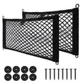 thumbnail image 3 of 4Pcs Large Storage Net Pocket Camper Van Caravan Organizer Holder For T4 T5, 3 of 8