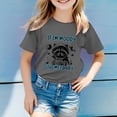 thumbnail image 2 of T-shirts pour Filles Imprimé Manches Courtes Col Rond Vêtements d'Été pour Filles Tenues 3-4 Ans Mode Filles, 2 of 4