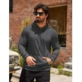 thumbnail image 5 of COOFANDY Mens Hoodie Casual Drawstring Athletic Hoodies Hooded Pullover Sweatshirts with Pocket, 5 of 13