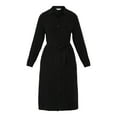 thumbnail image 4 of Time and Tru Women’s and Women's Plus Shirt Dress with Long Sleeves, Sizes XS-4X, 4 of 4