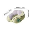 thumbnail image 3 of Gumesh U Shaped Travel Neck Pillow, Soft Plush Pillow for Sleeping, Skin Friendly, Breathable with Anti Releasing Buckle, Great for Office Nap, 3 of 6
