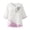 White, variant on Active Tops Women Blend Embroidered Mandarin Collar Three Quarter Sleeve Boho Blouse with Relaxed Fit for Casual Everyday Wear Purple 4XL