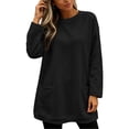 thumbnail image 6 of Enjoytime Crew Neck Sweatshirts Women Long Sleeve Casual Pullover Long Sweatshirt Trendy Fall Winter Plus Size Clothes, 6 of 8