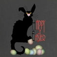 thumbnail image 2 of CafePress - Happy Easter Le Chat Noir Maternity T Shirt - Maternity Dark T-Shirt, 2 of 3