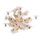 thumbnail image 1 of Espalda de aretes para tachuelas con goma de goma de goma de goma reemplazos chapados en placas ganchos suministros kit de joyería de decoración 100 par dorado Inevent AP008890-01B, 1 of 7