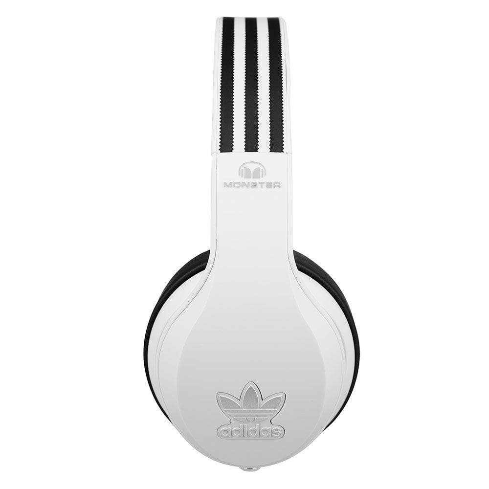 Sobriqueta Campo Insignificante adidas Originals by Monster - Headphones with mic - on-ear - wired - 3.5 mm  jack - noise isolating - white - Walmart.com