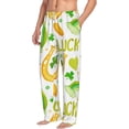 thumbnail image 2 of Daiia St Patrick's Day1 Men's Sleep Pant with Pockets and Drawstring,Pajama Pants-X-Large, 2 of 9