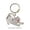 D, variant on Pet Hair Keepsake Box Keychain for Cats and Dogs Memorial, Transparent Pendant Locket for Pet Fur Remembrance, Mini Storage Container, E