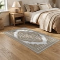 thumbnail image 2 of ODIKA Key Meander Border Interlocking Maze Trellis Greek Geometric Refined Structured Easy Care Kids Safe for Small Living Room, Playroom, Bedroom, 2 of 7