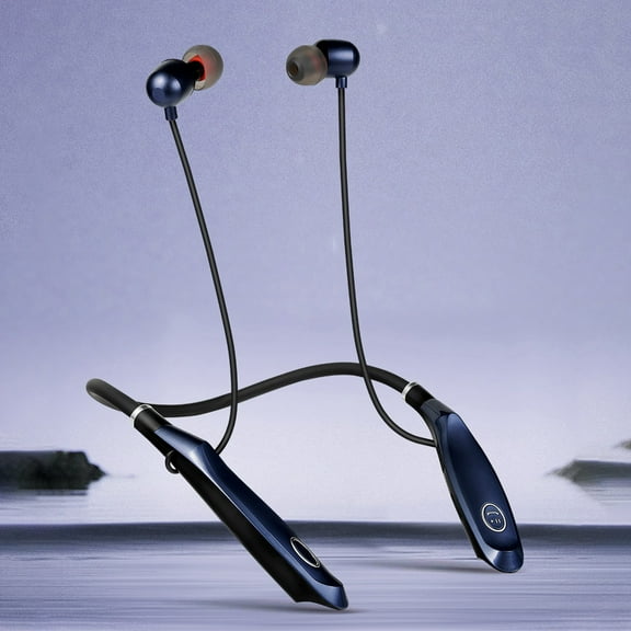 Back to School Gifts under $5 Wireless Bluetooth Headphones Neck Hanging In-Ear Type Sports Running Ultra-Long Life Headphones on Clearance