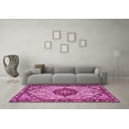 thumbnail image 3 of Ahgly Company Indoor Round Persian Pink Traditional Area Rugs, 8' Round, 3 of 4