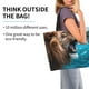 thumbnail image 2 of Balery Ice Blue Coastal Lion Bolsa Tote Estilo Estético con Cremalleras, Bolsa de Hombro, Bolsa de Compras Grande y Plegable, 2 of 8