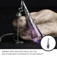 thumbnail image 3 of maskred Necklace Pendant Crystal Neck Bracelet Decoration Rhinestone Jewelry Making Craft Handmade Handicraft Accessory Silver Bead Chain, 3 of 6