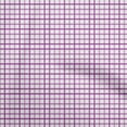 thumbnail image 1 of oneOone Cotton Cambric Magenta Fabric Check Sewing Fabric By The Yard Printed Diy Clothing Sewing Supplies 42 Inch Wide, 1 of 4