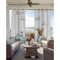 thumbnail image 3 of Spring Black Out Curtains 54 Inch Long, Short Curtains for Small Window, Farmhouse Bicycle Botanical Floral Flowers Room Darkening Farmhouse Window Curtains for Kitchen Bedroom 42"x54" 2 Panels, 3 of 8