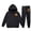 A-Black151, variant on Kids Sweatsuits 2 Piece Halloween Outfits Sizes 2-13 Pumpkin Print Hoodie And Sweatpants Set Fall Winter Tracksuits