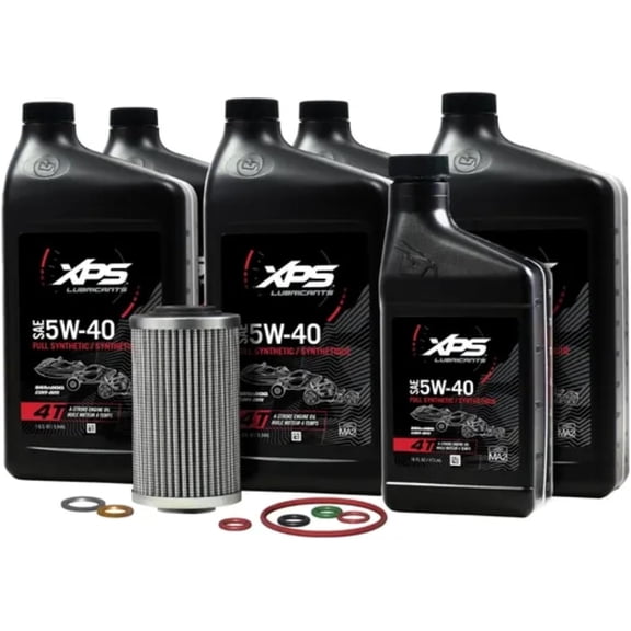 Can-Am New OEM Spyder Oil Change Kit 5W40 for Rotax 1330, 9779249, 9779484