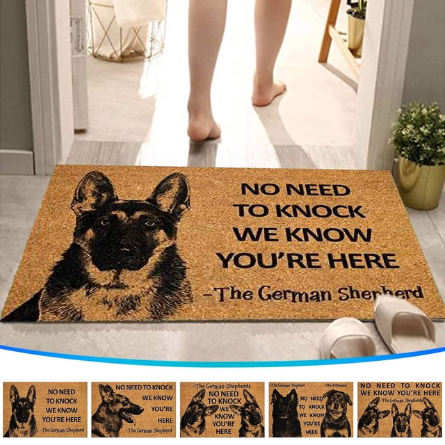 Alfombrilla de bienvenida para perro, bonita alfombrilla de bienvenida para puerta de entrada, 15,7 x 23,6 pulgadas, alfombrilla de bienvenida para perro, alfombrilla de bienvenida, regalo para