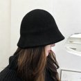 thumbnail image 5 of Lumtrix 2026 Women's Hat Soft Knitted Hat Fashion Fall Winter Fisherman Hat Travel Daily Outdoor Casual Cap Black One Size, 5 of 6