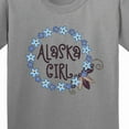 thumbnail image 4 of Inktastic Alaska Girl Forget-me-not Flower Youth T-Shirt, 4 of 5
