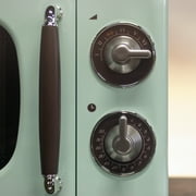 0.7 Cu ft New Magic Chef 700 Watt Countertop Microwave in Mint Green