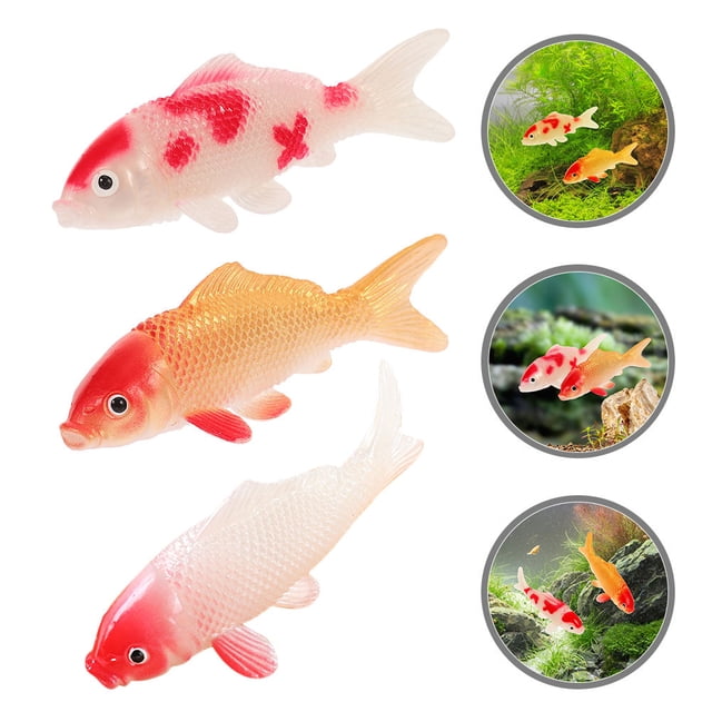 unbranded 3Ud Adornos De Peces Artificiales Realistas Para De Acuario Y