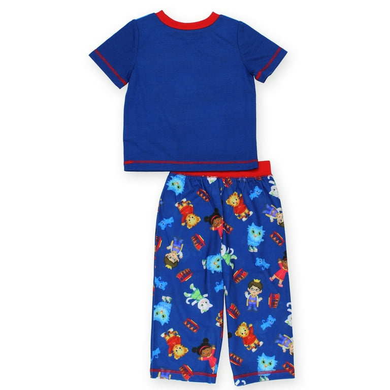 Daniel Tiger s Neighborhood Toddler Boys 2 Piece T Shirt and Pants Pajamas Set K204614DA Walmart