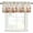 Off-white, variant on Red Poppy Valances for Windows Farmhouse Kitchen Curtains Valances Rod Pocket Valance Curtains for Windows Spring Farmhouse Country Flower Leaf Plant Window Valances for Bathroom Bedroom 60"x18"