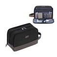 thumbnail image 5 of WANDF  Large Toiletry Bag for Men ,3 Compartments Dopp Kit Shave Bag with 5 Securing Straps,Travel Size Toiletry with Wet Pocket,Water-Resistant Bathroom bag Cosmetic Organizer for Women(Black), 5 of 9