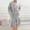 Gray, variant on asdoklhq Bathrobe for Women and Men's Flannel Hooded Pajamas Bathrobe Long Pajamas Lovers' Home Clothes Hot Pink 3X