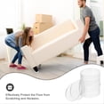 thumbnail image 3 of OUNONA  12 Pcs Glass Table Protector Top Suction Cup Anti-slip Mat Transparent Bubble Equipment, 3 of 8