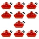 thumbnail image 2 of 10 bebederos para pollos y aves de corral, ligeros, resistentes y fáciles de instalar. Rojo, 2 of 9