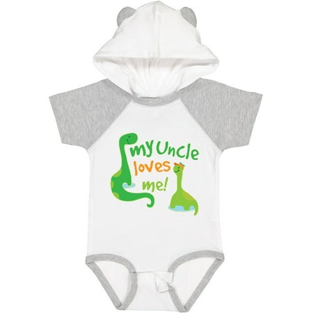 

Inktastic My Uncle Loves Me Gift Baby Boy Bodysuit
