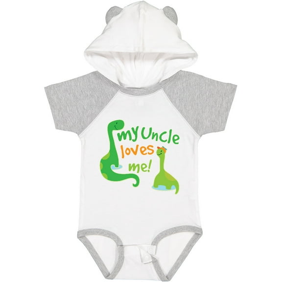 Inktastic My Uncle Loves Me Boys Baby Bodysuit