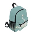 thumbnail image 2 of FORMRS School Backpack with Front Zippered Pocket 12" Student Travel Daypack, White Cartoon Swan, 2 of 6
