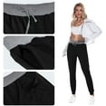 thumbnail image 6 of JuneFish Women Joggers Cozy Sweatpants Tapered Active Yoga Lounge Track Pants with Pockets, 6 of 6