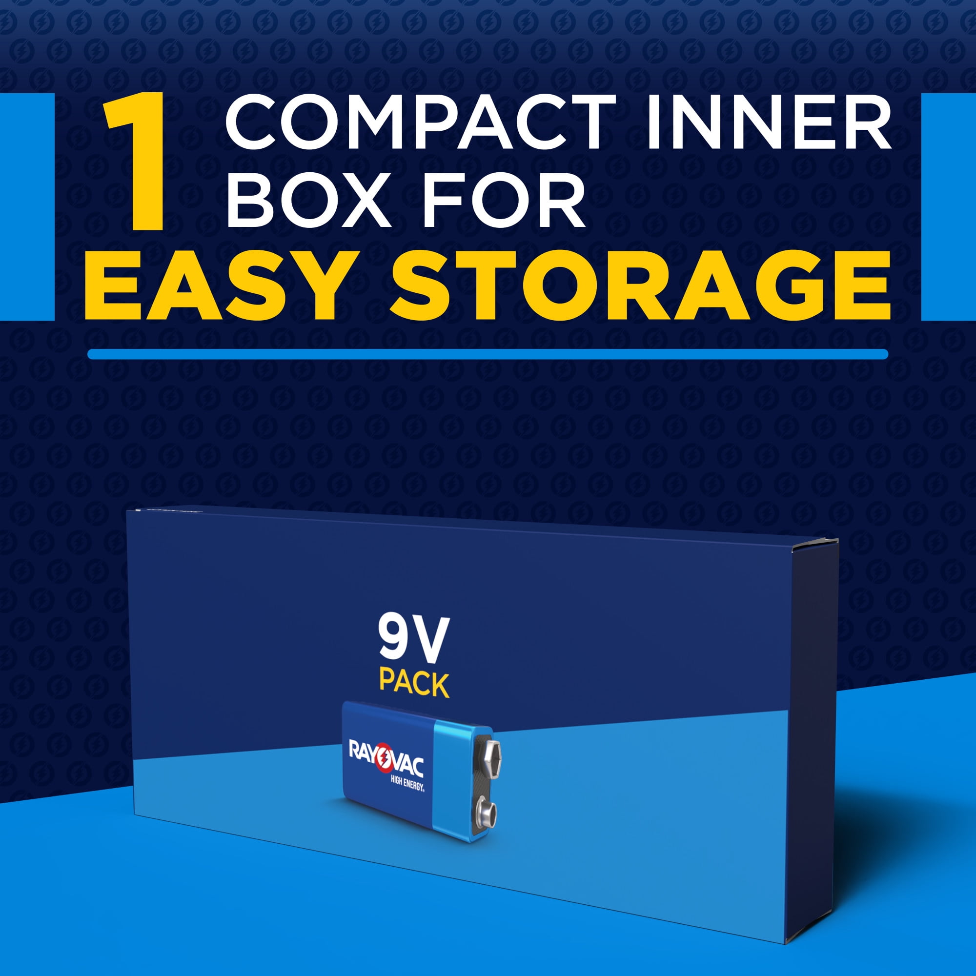 (2 pack) Rayovac High Energy 9V Batteries (2 Pack), Alkaline 9 Volt Batteries