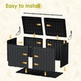 thumbnail image 5 of Homall 98 Gallon Deck Box with Lockable Lid, Waterproof Outdoor Storage Container for Patio, Garden & Backyard, Black, 5 of 7