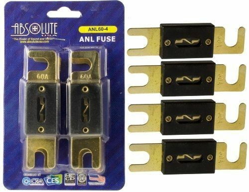 Absolute ANL140 140 Amp Gold ANL Fuse 